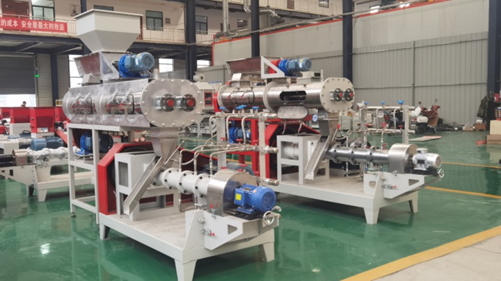 small scale vannamei shrimp twin screw extruder machine in the Philippines